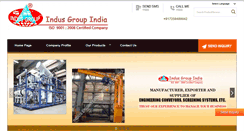 Desktop Screenshot of indusgroupindialtd.com